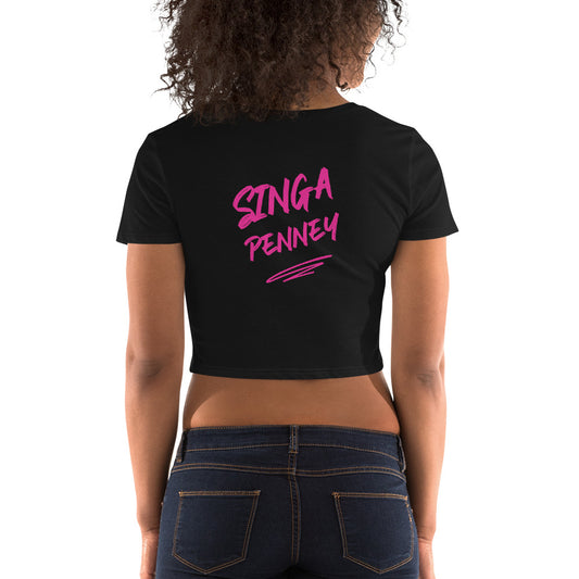 Singa Penney Saree Blouse/ Women’s Crop Tee (Back Design)
