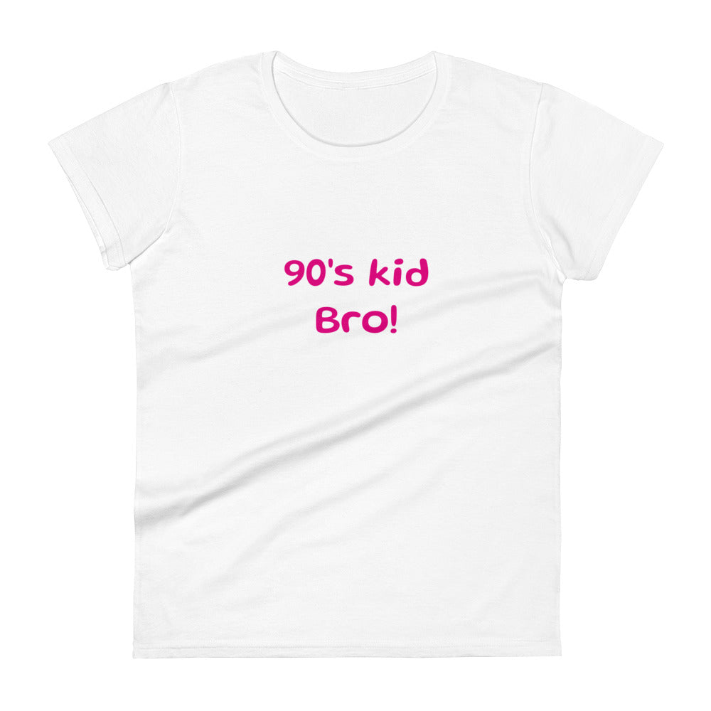 90s kid bro Women's short sleeve t-shirt